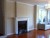 Installed fireplace mantel.