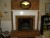 Installed custom fireplace for a room in a house.