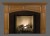 Any of our fireplace mantels can be made with an overmantel.
