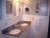 Planking used on wall and backsplash.