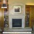 Installed picture of the Mocaco stone mantel.