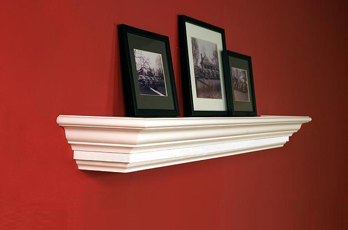 Manassas traditional Fireplace Mantel Shelf