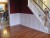 Custom cut our Classic American Flat Paneling System to align with stairways or other architectural elements.