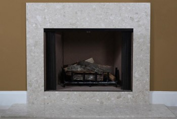 Botticino Agglomerate marble facing.  Extra polishing available, if needed