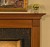 Elegant crown molding on legs and top shelf.