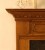 Eye-catching dentil molding under the top shelf.