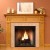 The Compton custom fireplace mantel is show here with one of our granite facings.