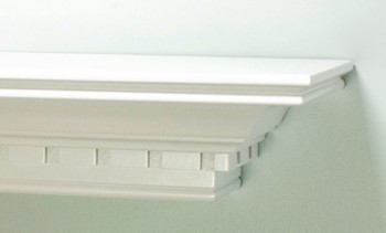 Representative of the Vincent Mantel Shelf styling