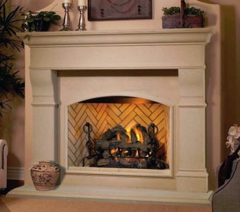 Stone Mantel - outdoor use - Hearth optional