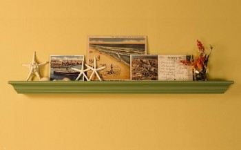 A traditional 72" mantel shelf