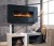 We offer a beautiful absolute black granite fireplace facing for our BG100, along with a few other decorator colors.