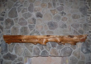 Timber Mantel Shelves - natural and unique