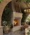 Beautiful Outdoor Fireplace setting in Montecito