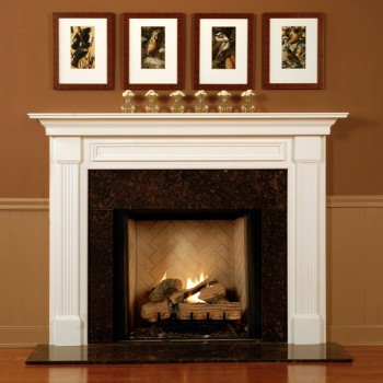 Enhance the beauty of your room with the Lewisburg custom fireplace mantel.