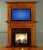 An over-mantel can be added to any of our mantels!