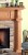 A two-tier Tuscan column fireplace will definitely enhance the beauty in your home.