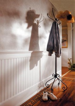 Classic Beadboard Wainscoting, available here in 8-foot kits.