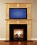 Any of our mantels can me made with an over-mantel.