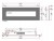 Detailed dimension diagram of the large BG240 Electric Fireplace.