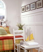 Classic American Flat Panel Wainscoting