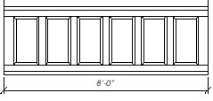 Breakfast Nook Elevation A | Wainscot Project Layout pi-breakfast-eleva.jpg