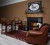 Installed slate fireplace facing