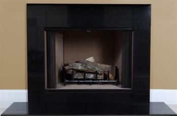 The Magma Black Granite facing.  Extra polishing available