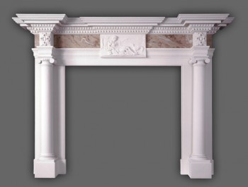 The marble insert comes in four different colors.
