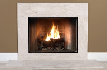 The Antique Beige Marble facing kit will fit any decorating scheme.
