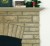 A top shelf is just the right size for this mantel.