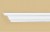 Up close picture of the white mantel shelf.